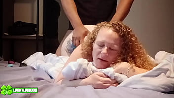 Lucky gurl kween bunny b sexy submissive bbw milf gets pounded doggystyle