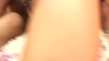 Bailey sky enjoys a chocolate and cream threesome with two well hung studs