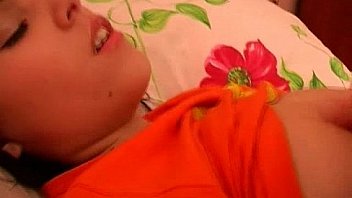 Natural boobs girl teases