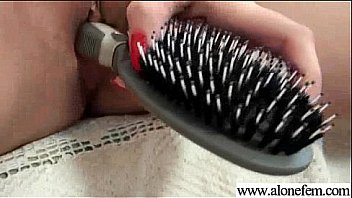 Sex tape with alone nasty girl playing with sex toys clip 23