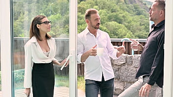 Insatiable language teacher emily pink takes a dp drilling from mature students gp3166