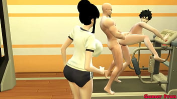 Perverted master roshi sexually train chchi milk and videl beautiful wives