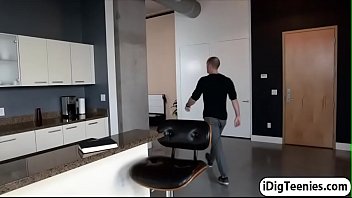 Brooke gets bored while studying so she goes to the room to have fun her friend sean follows her and finds her naked and horny and then they fuck