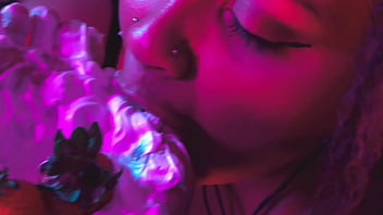 Bbw foot whipped cream toes licking & sucking