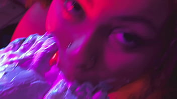 Bbw foot whipped cream toes licking & sucking