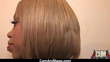 Ebony entertains a group of whites 20