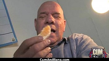 Black girl sucks many white cocks in redneck group 17