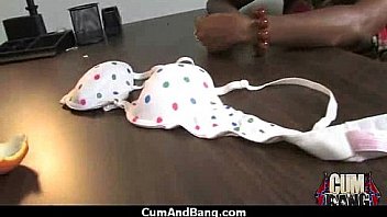 Black girl sucks many white cocks in redneck group 17