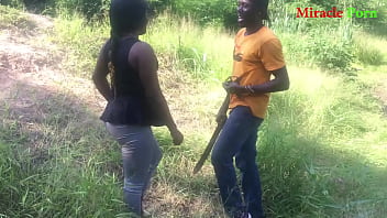 Second bush fucked in the forest sex