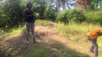 Second bush fucked in the forest sex