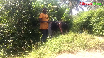 Second bush fucked in the forest sex