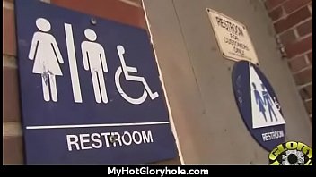 Teen ebony awesome gloryhole blowjob 9