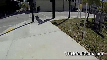 Blonde roxy sucks and fucks cock in pov style