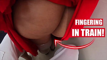 Husband watching wife stranger touched her big ass in train and they liked