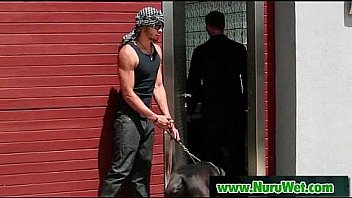 Nuru massage with busty japanese masseuse who suck client dick 07