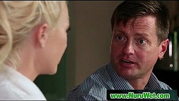 Nuru massage with busty japanese masseuse who suck client dick 07