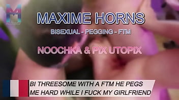 I cheated on my girlfriend with a ftm and she fucking loved it noochka2 joined us and fuck me while pixutopix peg