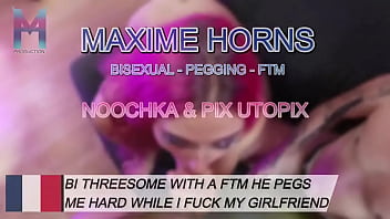 I cheated on my girlfriend with a ftm and she fucking loved it noochka2 joined us and fuck me while pixutopix peg
