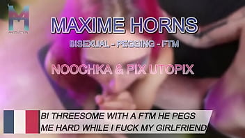 I cheated on my girlfriend with a ftm and she fucking loved it noochka2 joined us and fuck me while pixutopix peg