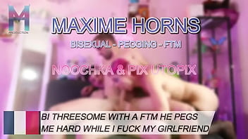 I cheated on my girlfriend with a ftm and she fucking loved it noochka2 joined us and fuck me while pixutopix peg