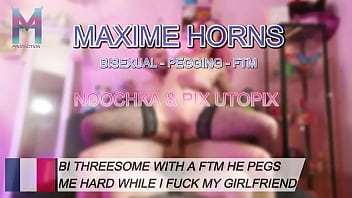 I cheated on my girlfriend with a ftm and she fucking loved it noochka2 joined us and fuck me while pixutopix peg