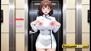 “you’re hired if you take my load” – sexy elevator attendant bounces on cock & gets filled in stuck elevator – uncensored ai hentai