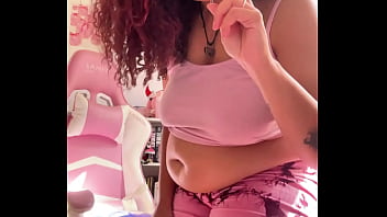 Giantess bbw punishes tiny intruder with farts– female domination roleplay