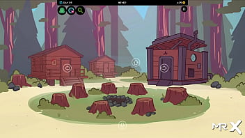 Takes off his pants to show anal