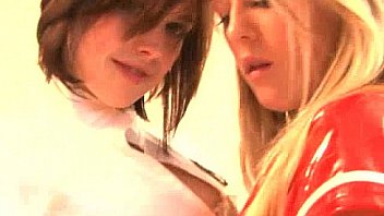 Two Naughty Nurses Playing With Their Big Tits thumbnail