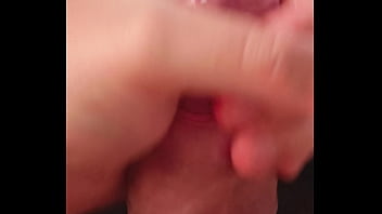 Closeup masturbation with lube