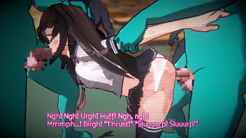 Midori in a pixel art uncharted territory all animations and cg