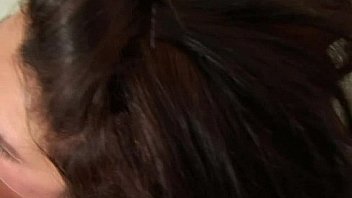 Hot brunette fucked hard