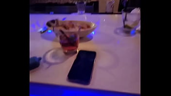 This is what happens when you go out with me i do not act appropriately taking off my panties while sitting at the bar