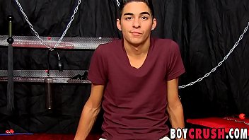 Gorgeous Latino Twink Strokes His Man Meat thumbnail