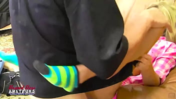 Mature hot blonde savanna deep finger her pussy and sucks a hard dick