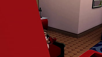 Doble cojida a morena amarilla y a rojita