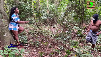 The local lovers crushing themselves in the bush