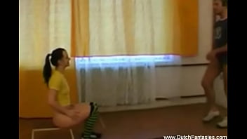 Kiss and engage in brief canine sex