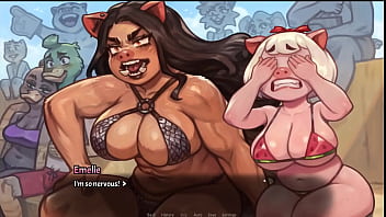 My pig princess 0 8 sex positive hentai game ep 30 beach fun might turn into threesome