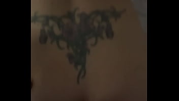 Skinny girl takes back shots