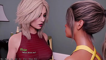 Being a dik #45 short haired brunette with small tits sucks my big white cock while busty blonde sorority girl looks and tourches herself