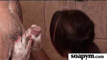 Beautiful masseuse pleasuring her client 7