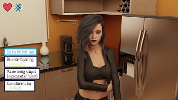 Elmwood university #11 brunette college cheerleader gets fucked hard in the hot tub while her friends watches