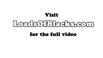 Busty babe enjoys interracial cocksucking