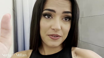 Getting ready for triple anal in the shower with my biggest toy