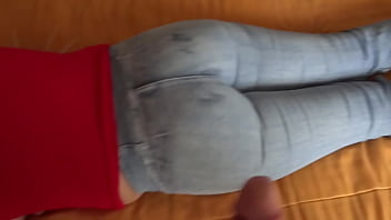 Stepbrother masturbates with my ass he sticks it in my ass and i get a big cumshot