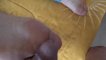 Stepbrother masturbates with my ass he sticks it in my ass and i get a big cumshot