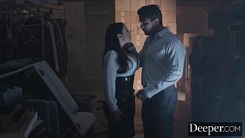 Deeper angela white lures each man in to take their turn