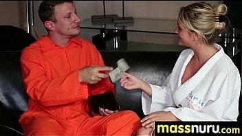 Japanese masseuse gives a full service massage 15