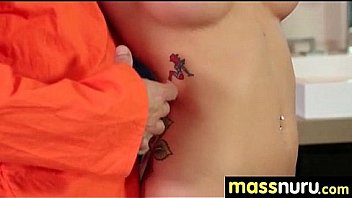 Japanese masseuse gives a full service massage 15